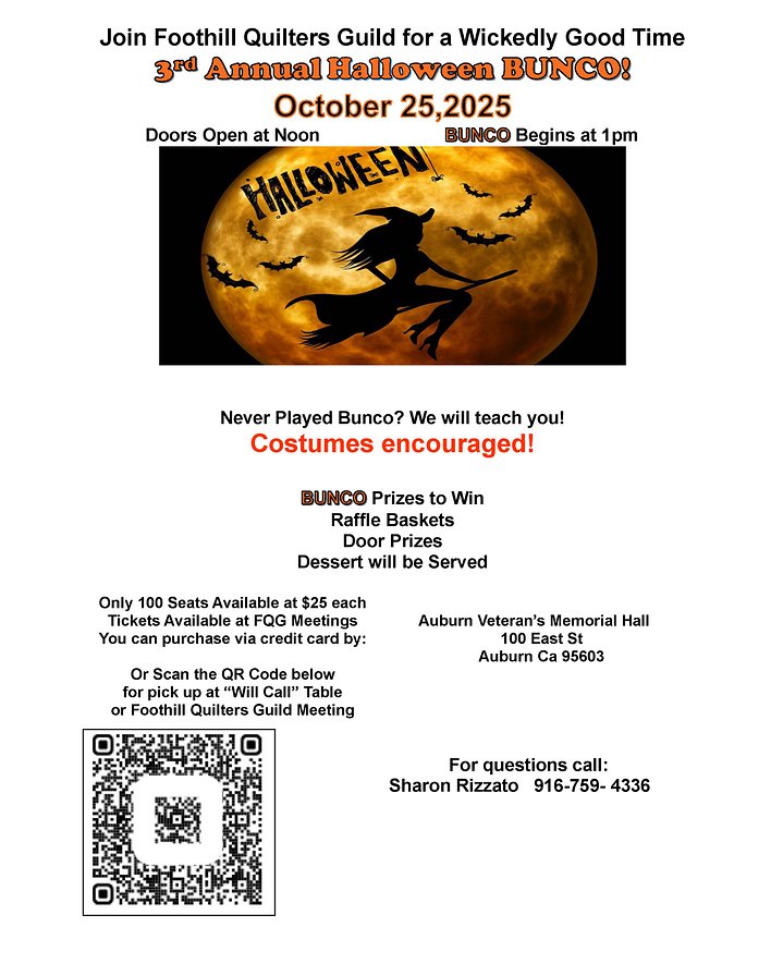 2025 Bunco Flyer